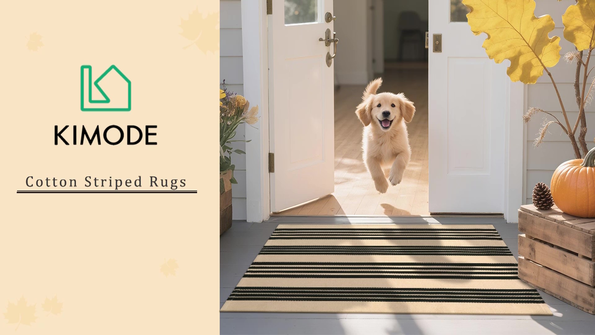 Amazon.com: KIMODE Striped Outdoor Rug 3'x 5',Washable Reversible